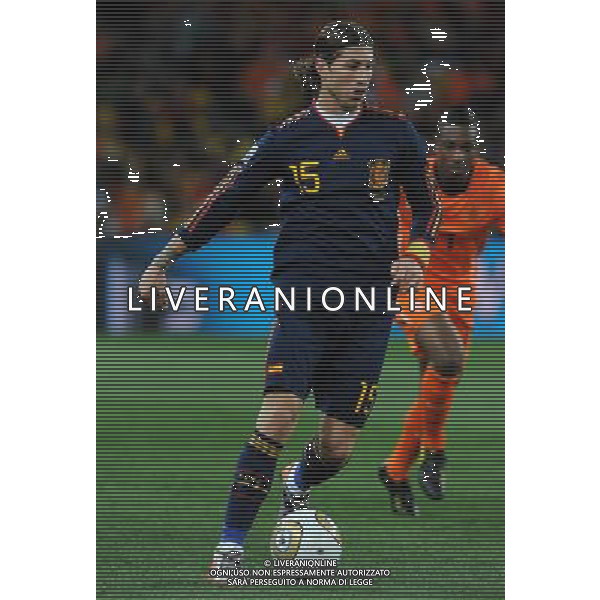 Fifa World Cup Sud Africa 2010 Match #64 Finale Johannesburg (Soccer City Stadium) - 11.07.2010 Olanda-Spagna Nella Foto:SERGIO RAMOS /Ph.Vitez-Ag. Aldo Liverani