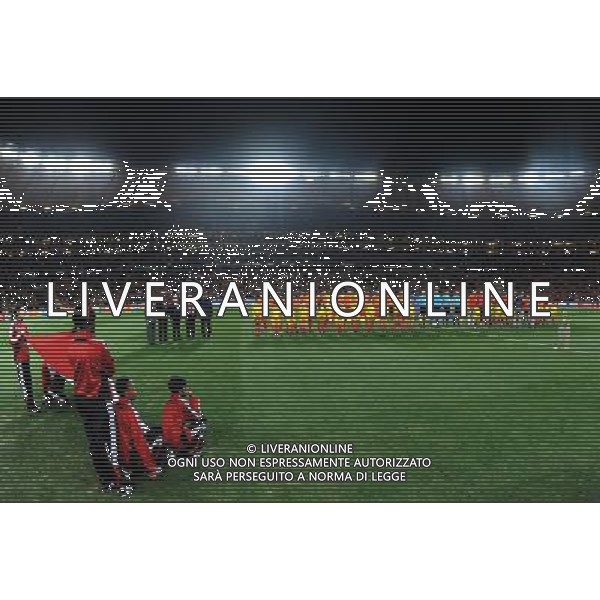 Fifa World Cup Sud Africa 2010 Match #64 Finale Johannesburg (Soccer City Stadium) - 11.07.2010 Olanda-Spagna Nella Foto:Olanda e Spagna squadre durante gli inni nazionali /Ph.Vitez-Ag. Aldo Liverani