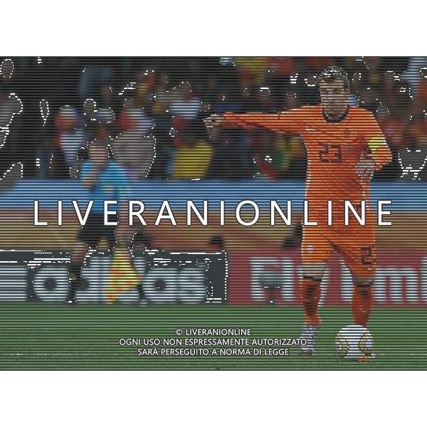 Fifa World Cup Sud Africa 2010 Match #64 Finale Johannesburg (Soccer City Stadium) - 11.07.2010 Olanda-Spagna Nella Foto:Rafael VAN DER VAART /Ph.Vitez-Ag. Aldo Liverani