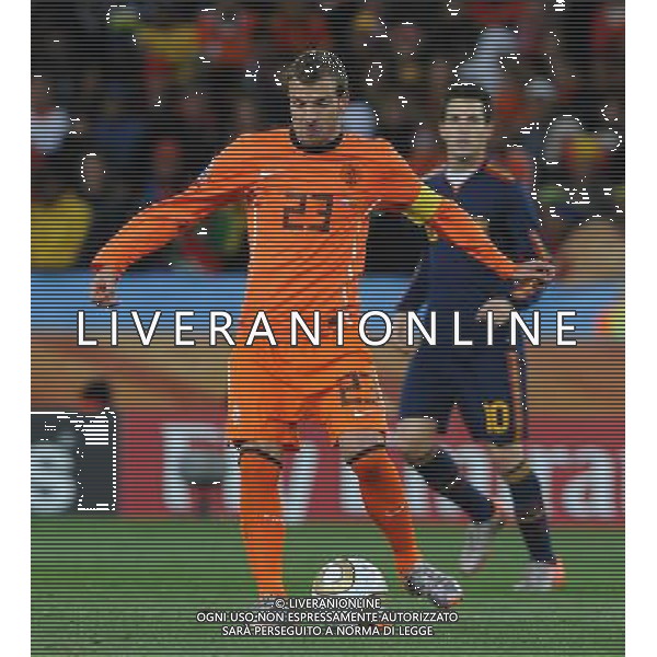 Fifa World Cup Sud Africa 2010 Match #64 Finale Johannesburg (Soccer City Stadium) - 11.07.2010 Olanda-Spagna Nella Foto:Rafael VAN DER VAART /Ph.Vitez-Ag. Aldo Liverani