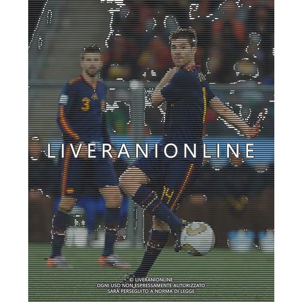 Fifa World Cup Sud Africa 2010 Match #64 Finale Johannesburg (Soccer City Stadium) - 11.07.2010 Olanda-Spagna Nella Foto:XABI ALONSO /Ph.Vitez-Ag. Aldo Liverani