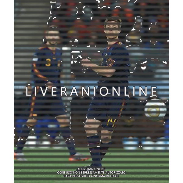 Fifa World Cup Sud Africa 2010 Match #64 Finale Johannesburg (Soccer City Stadium) - 11.07.2010 Olanda-Spagna Nella Foto:XABI ALONSO /Ph.Vitez-Ag. Aldo Liverani