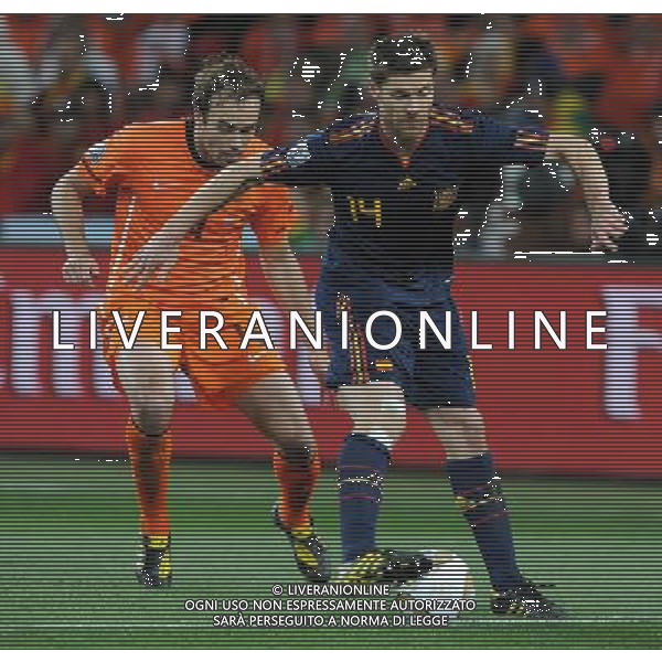 Fifa World Cup Sud Africa 2010 Match #64 Finale Johannesburg (Soccer City Stadium) - 11.07.2010 Olanda-Spagna Nella Foto:XABI ALONSO /Ph.Vitez-Ag. Aldo Liverani