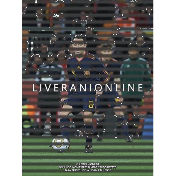 Fifa World Cup Sud Africa 2010 Match #64 Finale Johannesburg (Soccer City Stadium) - 11.07.2010 Olanda-Spagna Nella Foto:XAVI HERNANDEZ /Ph.Vitez-Ag. Aldo Liverani