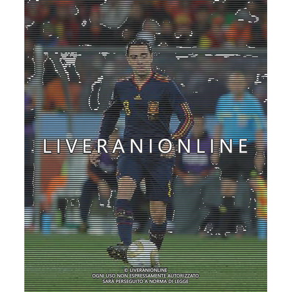 Fifa World Cup Sud Africa 2010 Match #64 Finale Johannesburg (Soccer City Stadium) - 11.07.2010 Olanda-Spagna Nella Foto:XAVI HERNANDEZ /Ph.Vitez-Ag. Aldo Liverani