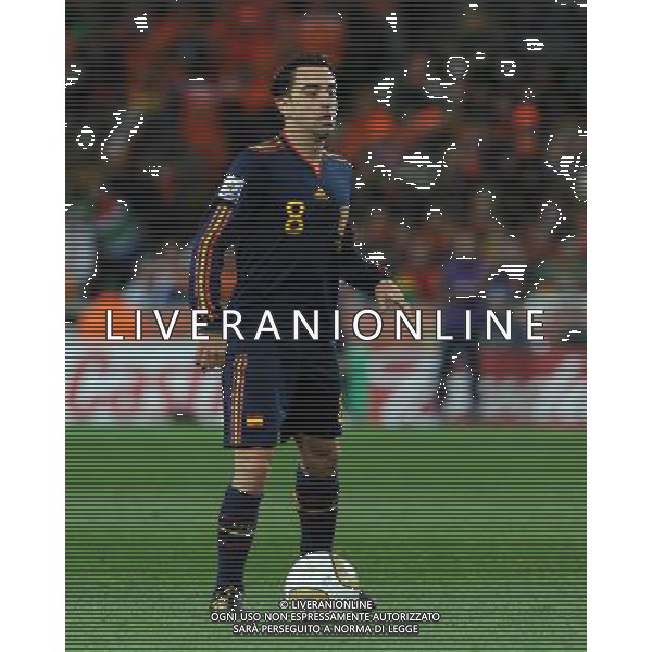 Fifa World Cup Sud Africa 2010 Match #64 Finale Johannesburg (Soccer City Stadium) - 11.07.2010 Olanda-Spagna Nella Foto:XAVI HERNANDEZ /Ph.Vitez-Ag. Aldo Liverani