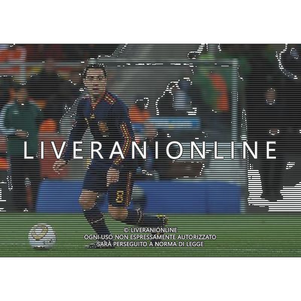 Fifa World Cup Sud Africa 2010 Match #64 Finale Johannesburg (Soccer City Stadium) - 11.07.2010 Olanda-Spagna Nella Foto:XAVI HERNANDEZ /Ph.Vitez-Ag. Aldo Liverani