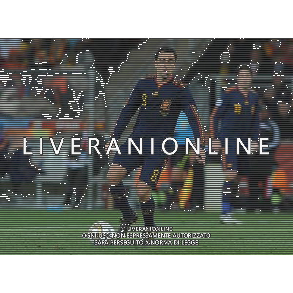 Fifa World Cup Sud Africa 2010 Match #64 Finale Johannesburg (Soccer City Stadium) - 11.07.2010 Olanda-Spagna Nella Foto:XAVI HERNANDEZ /Ph.Vitez-Ag. Aldo Liverani