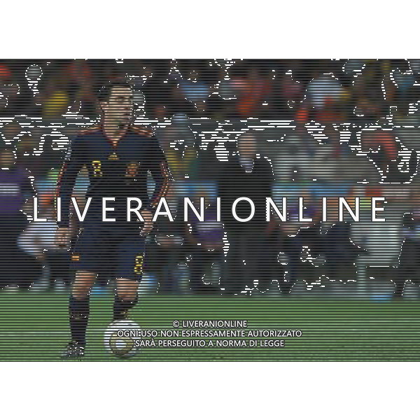 Fifa World Cup Sud Africa 2010 Match #64 Finale Johannesburg (Soccer City Stadium) - 11.07.2010 Olanda-Spagna Nella Foto:XAVI HERNANDEZ /Ph.Vitez-Ag. Aldo Liverani