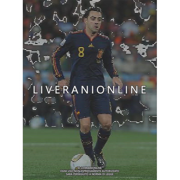 Fifa World Cup Sud Africa 2010 Match #64 Finale Johannesburg (Soccer City Stadium) - 11.07.2010 Olanda-Spagna Nella Foto:XAVI HERNANDEZ /Ph.Vitez-Ag. Aldo Liverani