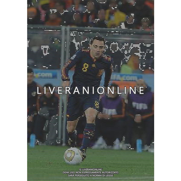 Fifa World Cup Sud Africa 2010 Match #64 Finale Johannesburg (Soccer City Stadium) - 11.07.2010 Olanda-Spagna Nella Foto:XAVI HERNANDEZ /Ph.Vitez-Ag. Aldo Liverani