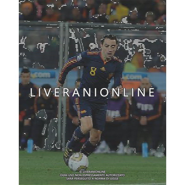 Fifa World Cup Sud Africa 2010 Match #64 Finale Johannesburg (Soccer City Stadium) - 11.07.2010 Olanda-Spagna Nella Foto:XAVI HERNANDEZ /Ph.Vitez-Ag. Aldo Liverani