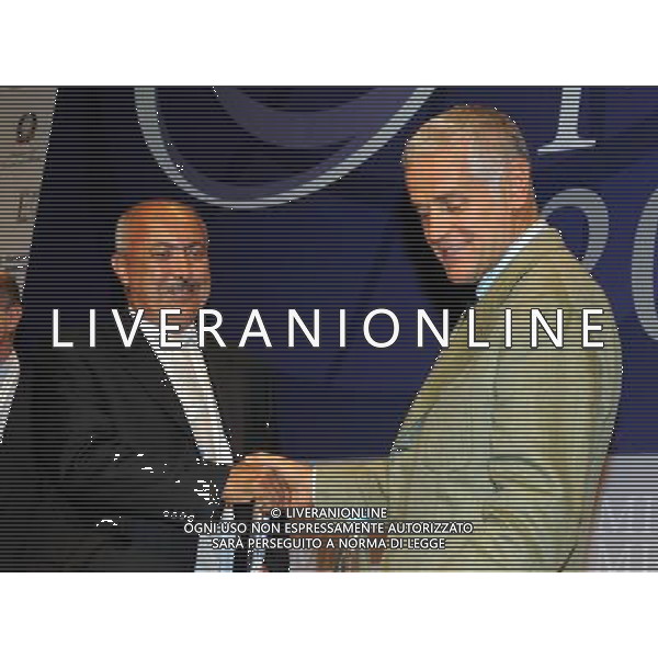 MILANO 13/7/2010 PALAZZO MEZZANOTTE P.zza AFFARI, 6 GIORNATA CONCLUSIVA DEL FORUM ECONOMICO E FINANZIARIO PER IL MEDITERRANEO NELLA FOTO ROBERTO FORMIGONI E FOUAD MAKHZOUMI FOTO ROMANO/AG ALDO LIVERANI