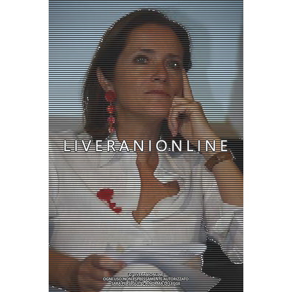 Milano 13-07-2010 La Fondazione Corriere della Sera, per il quinto anno consecutivo, cura gli Aperitivi con gli autori, incontri che mirano ad avvicinare il pubblico ai protagonisti de La Milanesiana La legge dei paradossi nella foto : Camilla Baresani, foto Sorano / ag.Aldo Liverani sas