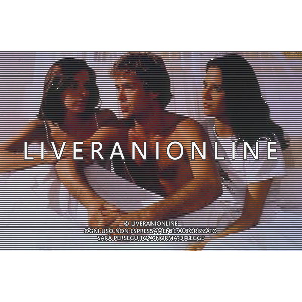 L\'ATTORE MASSIMO CIAVARRO IN UNA SCENA DEL FILM \'GIOCHI D\'ESTATE\' DEL 1984 AGENZIA ALDO LIVERANI SAS