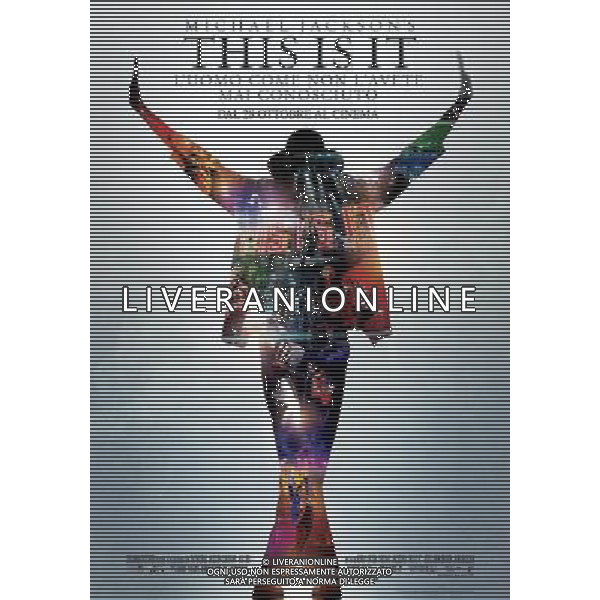FILM\'Michael Jackson\'s This is it\' NELLA FOTO Michael Jackson\'s This is it - Locandina AG ALDO LIVERANI