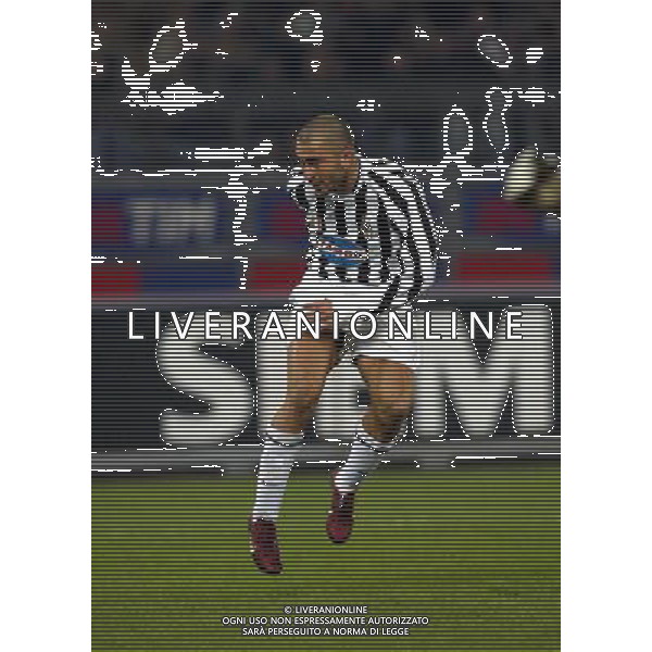 Juventus-Inter semifinali andata di Coppa Italia Tim Cup 04/02/2004 nella foto il gol di marco di vaio* Agenzia Aldo liverani