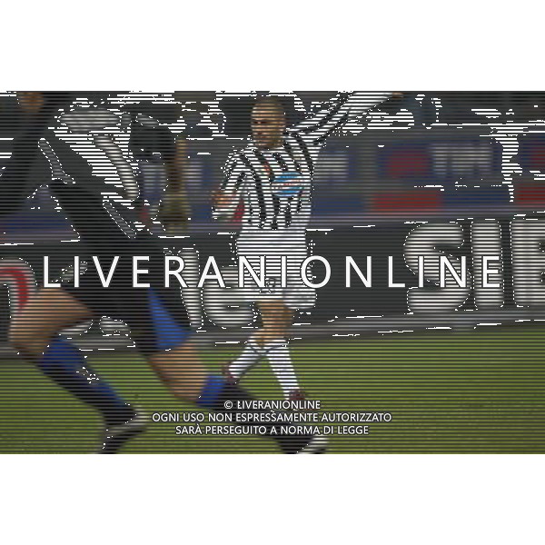 Juventus-Inter semifinali andata di Coppa Italia Tim Cup 04/02/2004 nella foto il gol di marco di vaio* Agenzia Aldo liverani