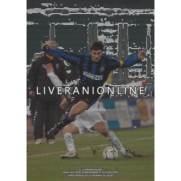 Juventus-Inter semifinali andata di Coppa Italia Tim Cup 04/02/2004 nella foto Javier Zanetti* Agenzia Aldo liverani