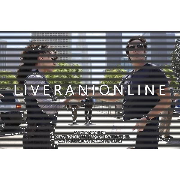 FILM Numb3rs 6 stagione 2010 NELLA FOTO Sophina Brown- Rob Morrow AG ALDO LIVERANI