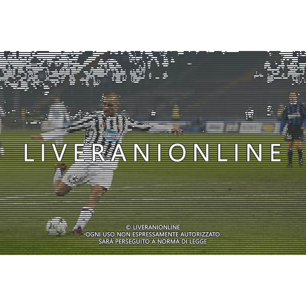 Juventus-Inter semifinali andata di Coppa Italia Tim Cup 04/02/2004 nella foto gol di marco di vaio* Agenzia Aldo liverani