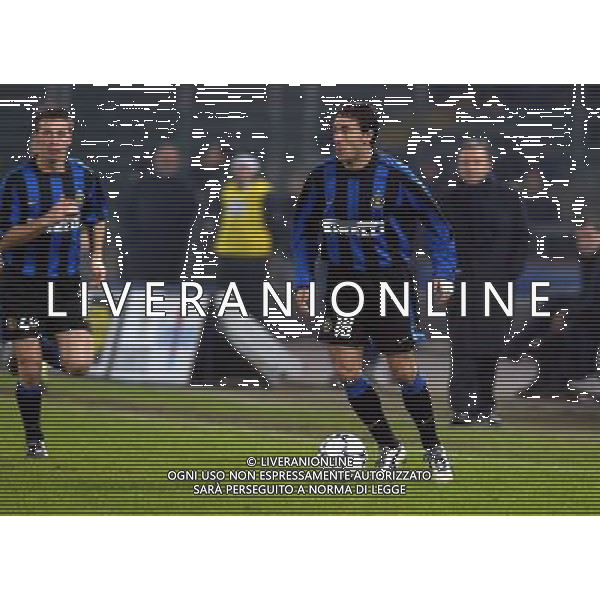 torino 40/02/2004 coppa italia andata semifinale juventus - inter nella foto kily gonzalez cristian ag aldo liverani/venezia