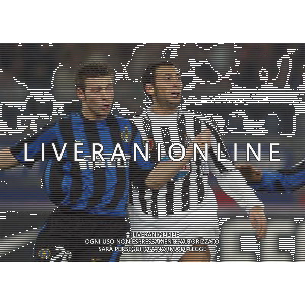 torino 40/02/2004 coppa italia andata semifinale juventus - inter nella foto pasquale giovanni ag aldo liverani/venezia