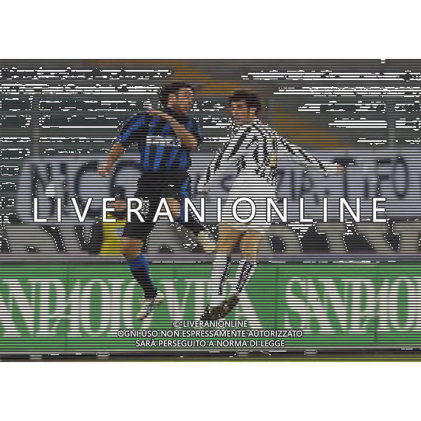 torino 40/02/2004 coppa italia andata semifinale juventus - inter nella foto recoba alvaro e ciro ferrara ag aldo liverani/venezia