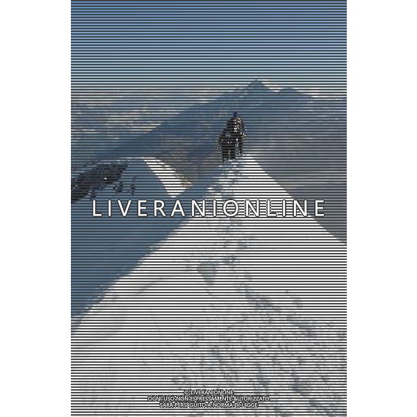 Alta montagna in Val d\'Aosta nella foto: la vetta del Castore (4.226 mt) nel gruppo del Monte Rosa foto Garavaglia - ag. Aldo Liverani sas