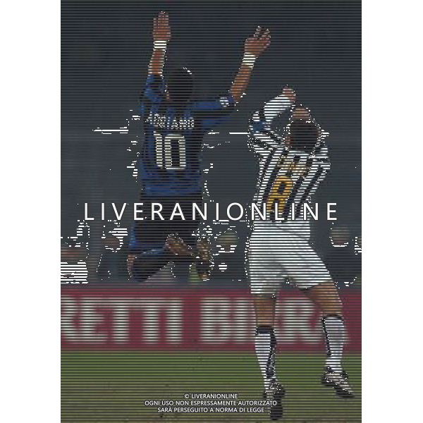 TORINO 04/02/04 SEMIFINALE TIM CUP 2003/04 JUVENTUS - INTER nella foto adriano leite ribeiro con conte antonio ph gigi arcaini/ag.aldo liverani