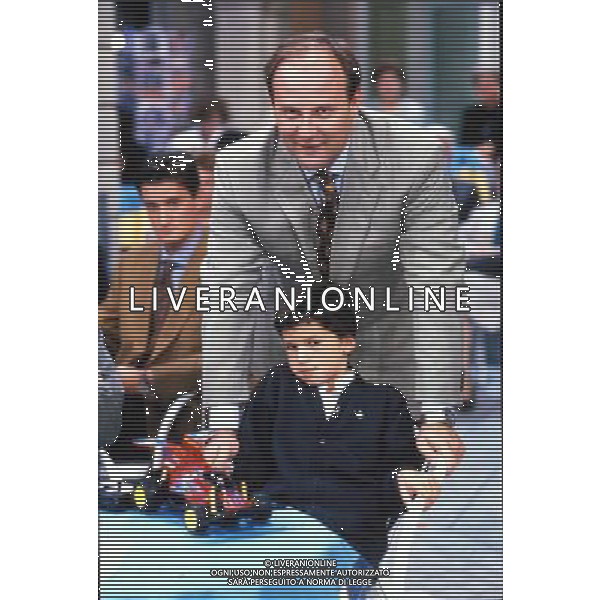 TRASMISSIONE TELEVISIVA\'ORE12\' NELLA FOTO GERRY SCOTTI AG ALDO LIVERANI