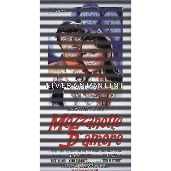 FILM\'MEZZANOTTE D\'AMORE\' NELLA FOTO LOCANDINA AG ALDO LIVERANI