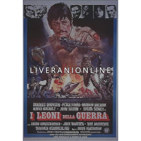 FILM\'I LEONI DELLA GUERRA\' 1976 NELLA FOTO LOCANDINA AG ALDO LIVERANI