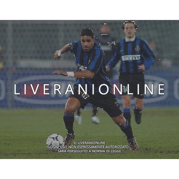 TORINO 04/02/04 SEMIFINALE TIM CUP 2003/04 JUVENTUS - INTER nella foto adriano leite ribeiro ph gigi arcaini/ag.aldo liverani