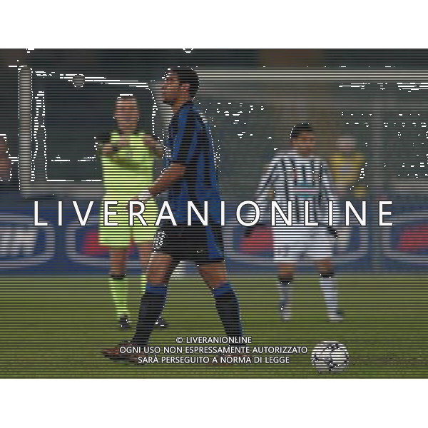 TORINO 04/02/04 SEMIFINALE TIM CUP 2003/04 JUVENTUS - INTER nella foto adriano leite ribeiro ph gigi arcaini/ag.aldo liverani