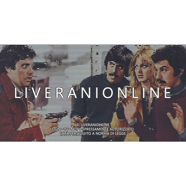 FILM L\'ITALIA S\'E ROTTA 1976 NELLA FOTO TEO TEOCOLI-ENRICO MONTESANO-DALILA DI LAZZARO AG ALDO LIVERANI