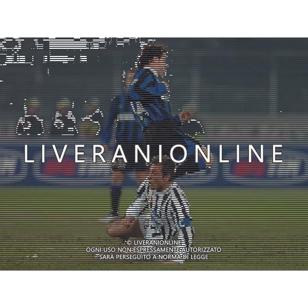 TORINO 04/02/04 SEMIFINALE TIM CUP 2003/04 JUVENTUS - INTER nella foto conte antonio con farinos francisco ph gigi arcaini/ag.aldo liverani