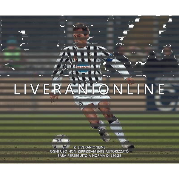 TORINO 04/02/04 SEMIFINALE TIM CUP 2003/04 JUVENTUS - INTER nella foto conte antonio ph gigi arcaini/ag.aldo liverani