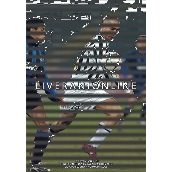 TORINO 04/02/04 SEMIFINALE TIM CUP 2003/04 JUVENTUS - INTER nella foto di vaio marco ph gigi arcaini/ag.aldo liverani