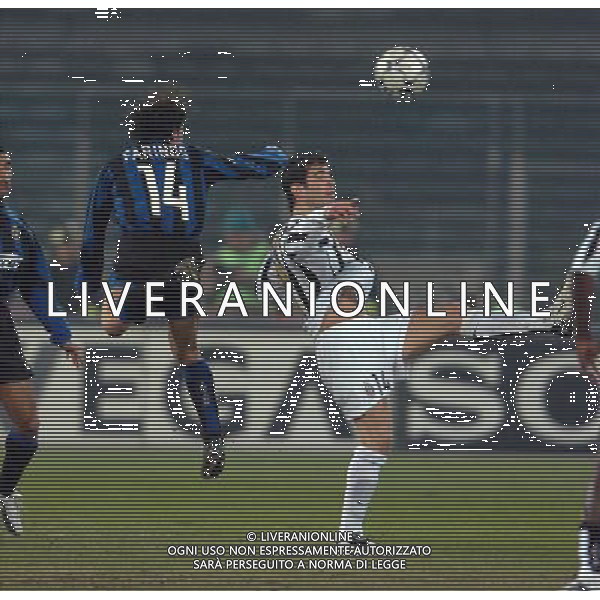 TORINO 04/02/04 SEMIFINALE TIM CUP 2003/04 JUVENTUS - INTER nella foto farinos francisco con maresca enzo ph gigi arcaini/ag.aldo liverani