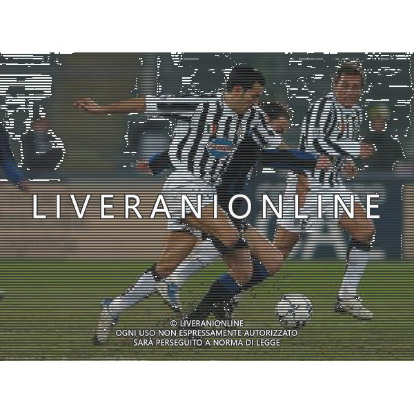 TORINO 04/02/04 SEMIFINALE TIM CUP 2003/04 JUVENTUS - INTER nella foto zambrotta gianluca ph gigi arcaini/ag.aldo liverani