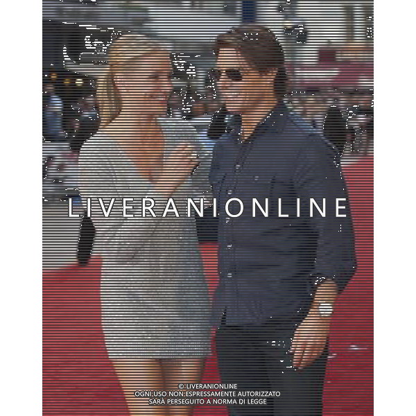 Tom Cruise and Cameron Diaz attend the UK Film Premiere of Knight And Day at Odeon Leicester Square in London on the July 22nd, 2010. Londra premiere del film \'Knight And Day\' nella piazza Odeon Leicester ©photoshot/ALDO LIVERANI