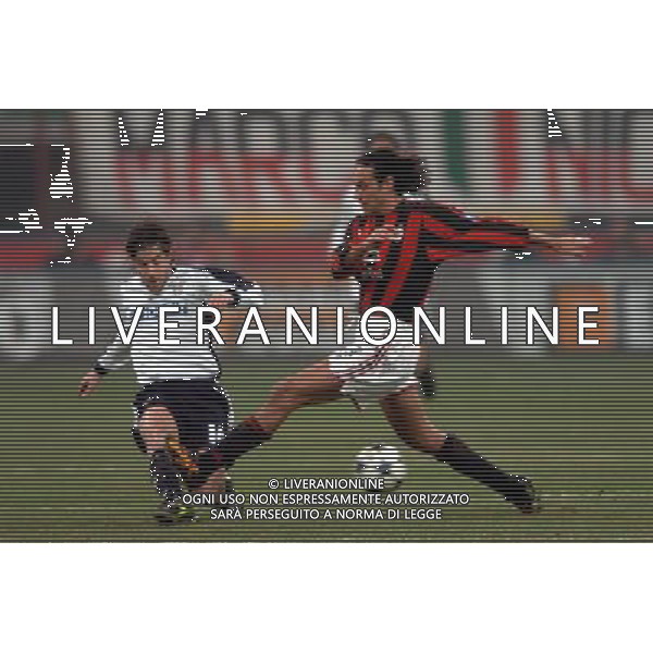 MILANO 5/2/2004 COPPA ITALIA TIM MILAN-LAZIO NELLA FOTOGIANNICHEDDA E NESTA FOTO LIVERNI/AG ALDO LIVERANI