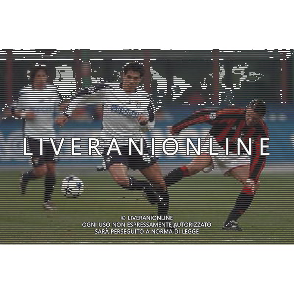 MILANO 5/2/2004 COPPA ITALIA TIM MILAN-LAZIO NELLA FOTO CORRADI-REDONDO FOTO LIVERNI/AG ALDO LIVERANI