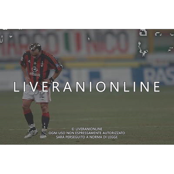 MILANO 5/2/2004 COPPA ITALIA TIM MILAN-LAZIO NELLA FOTO LA DELUSIONE DI BROCCHI FOTO LIVERNI/AG ALDO LIVERANI