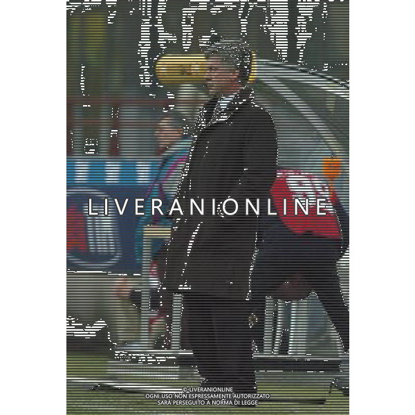 MILANO 05/02/04 SEMIFINALE DI COPPA TIM 2003/04 MILAN-LAZIO nella foto ancelotti carlo ph gigi arcaini/ag.aldo liverani