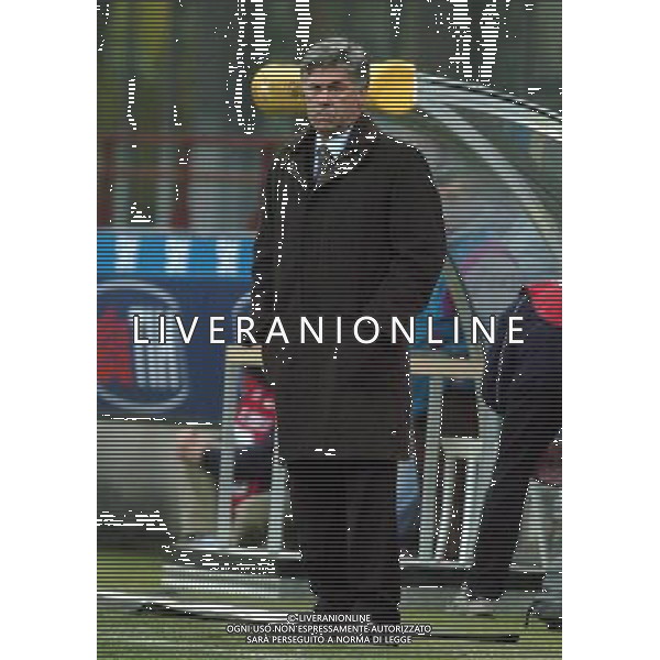 MILANO 05/02/04 SEMIFINALE DI COPPA TIM 2003/04 MILAN-LAZIO nella foto ancelotti carlo ph gigi arcaini/ag.aldo liverani