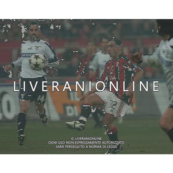 MILANO 05/02/04 SEMIFINALE DI COPPA TIM 2003/04 MILAN-LAZIO nella foto brocchi cristian ph gigi arcaini/ag.aldo liverani