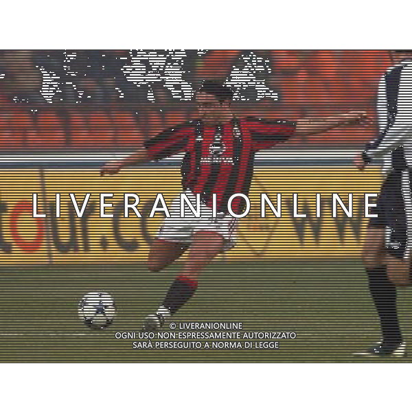 MILANO 05/02/04 SEMIFINALE DI COPPA TIM 2003/04 MILAN-LAZIO nella foto brocchi cristian ph gigi arcaini/ag.aldo liverani