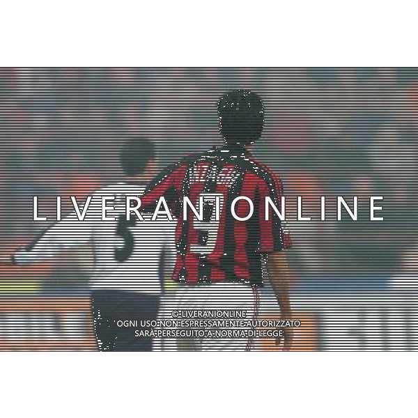 MILANO 05/02/04 SEMIFINALE DI COPPA TIM 2003/04 MILAN-LAZIO nella foto inzaghi filippo ph gigi arcaini/ag.aldo liverani